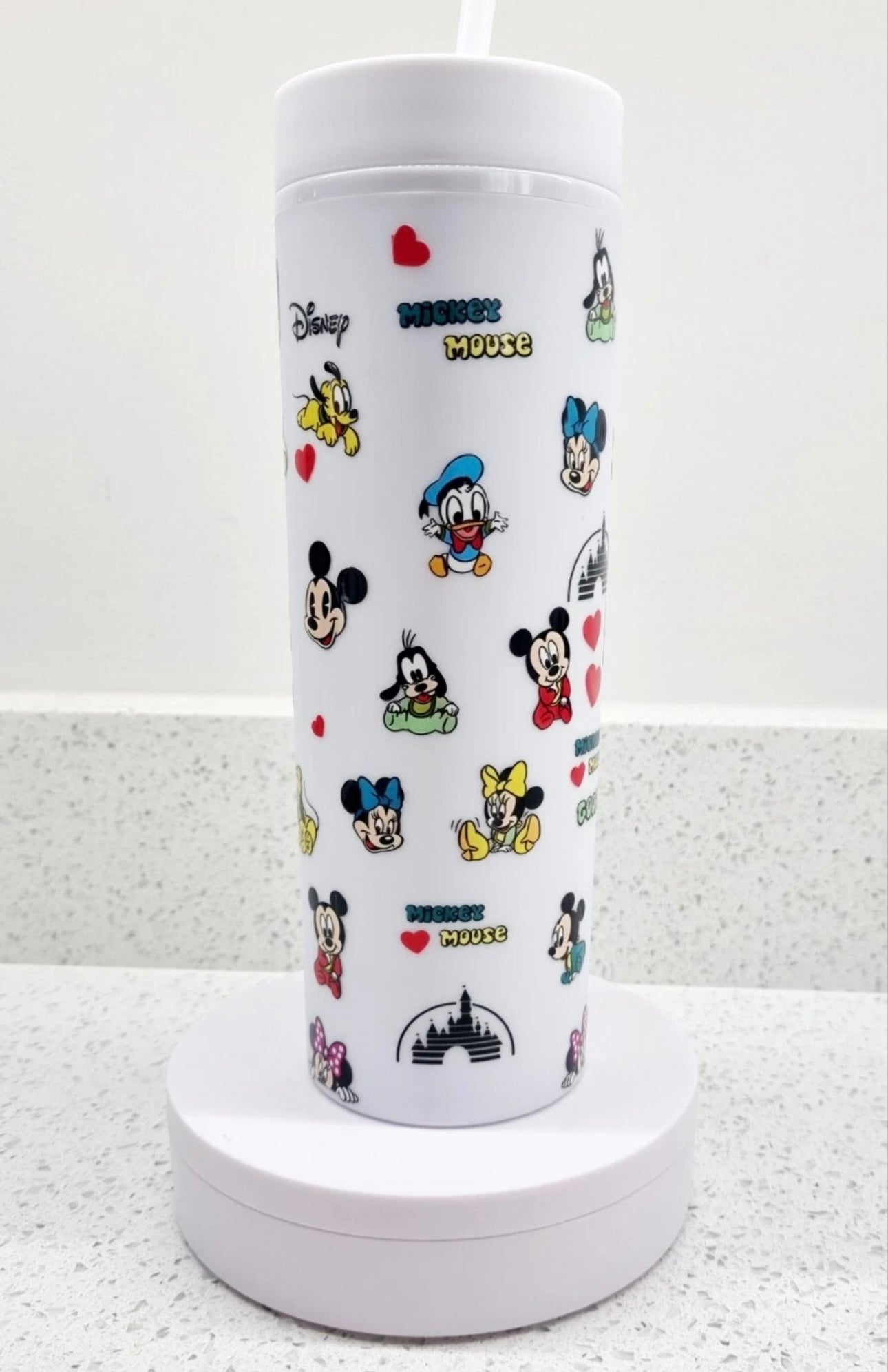 Disney Skinny Tumbler Mickey Minnie