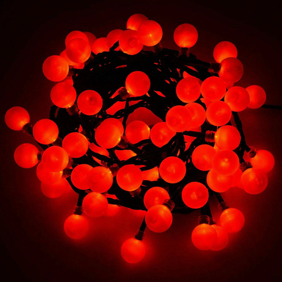 200 Berry Christmas LED Light Red