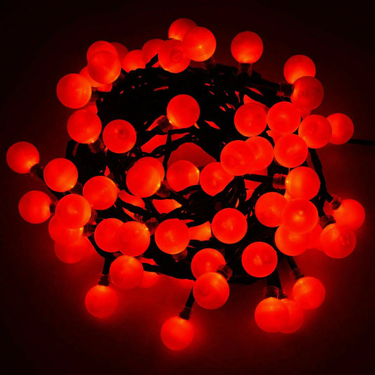 200 Berry Christmas LED Light Red