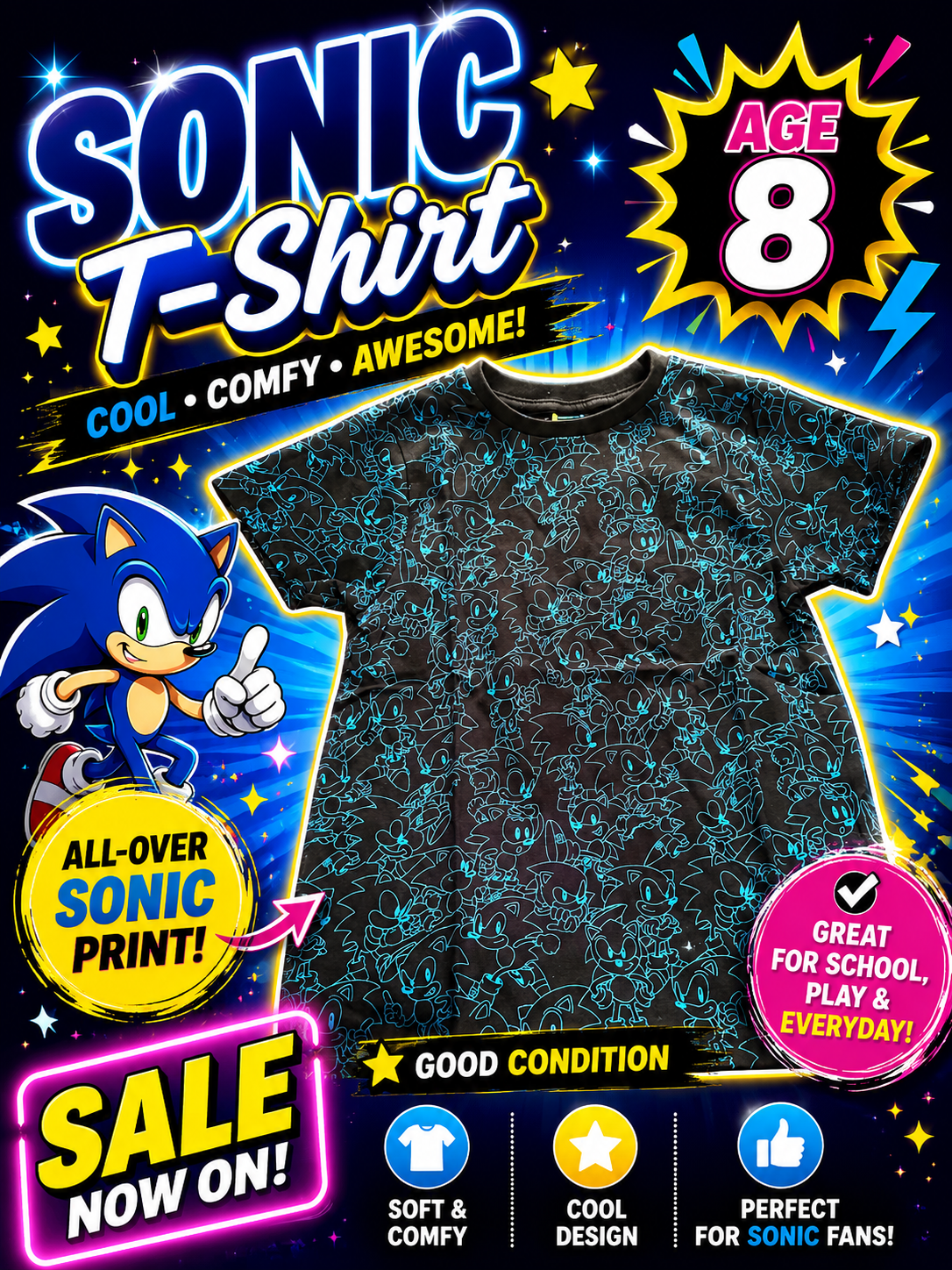 Sonic Top - Age 8