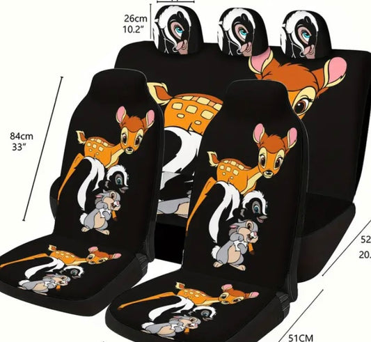 7pc Bambi car seat covers