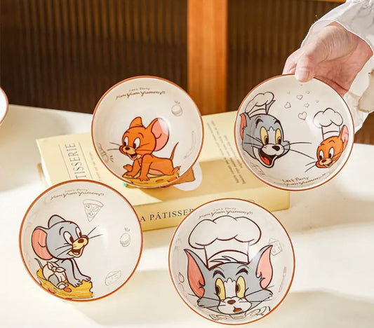 4pc Tom n Jerry bowls