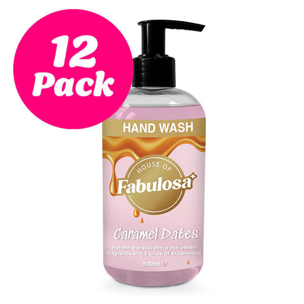 Hand Wash Caramel Dates 500ml 12 Pack Bundle