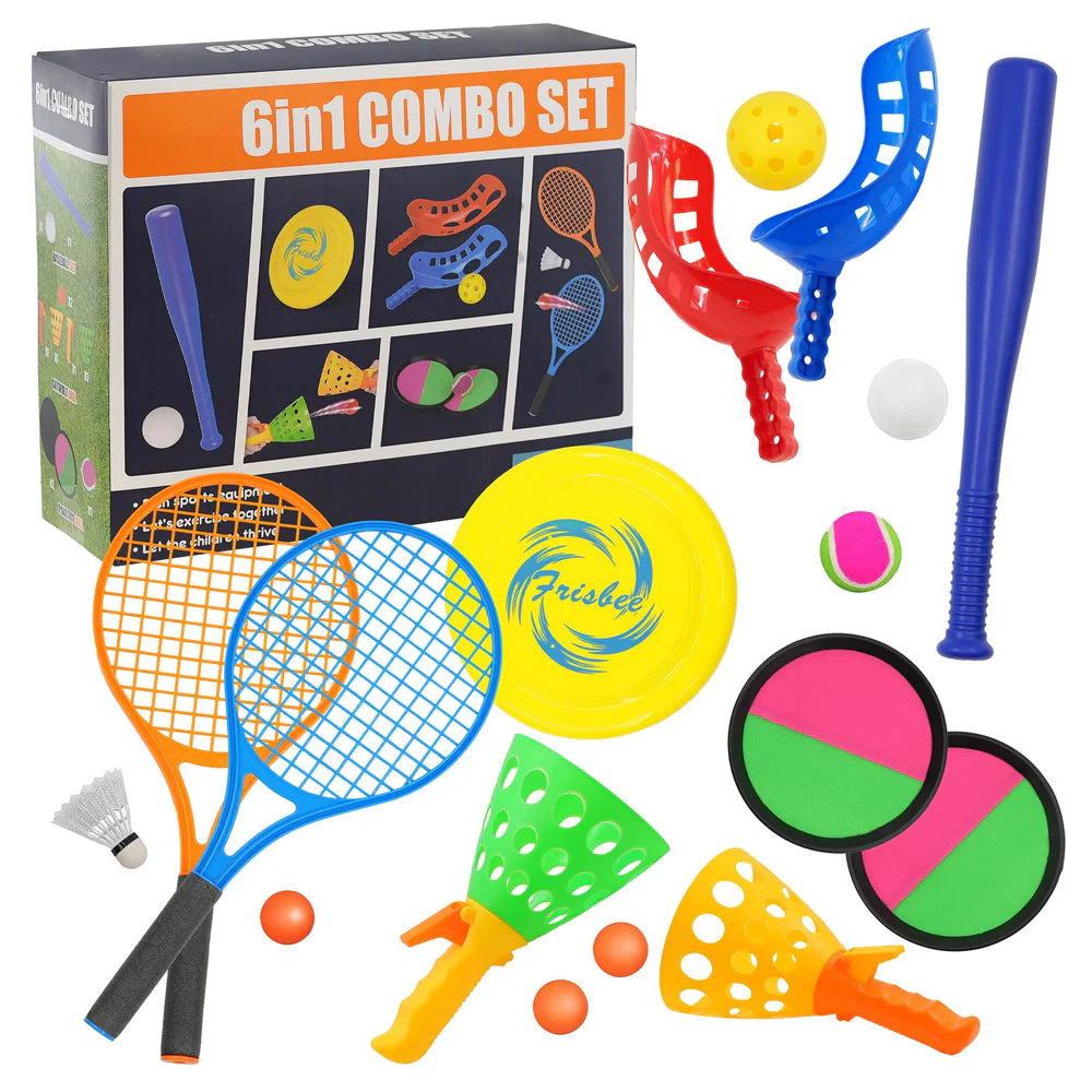 6 in 1 Outdoor Sports Games Set