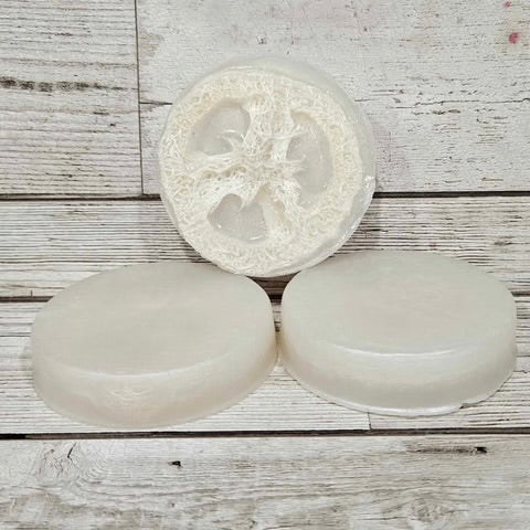 Almond Milk Scented Loofah Soap Bar