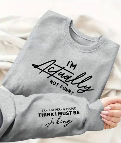 I’m actually not that funny jumper