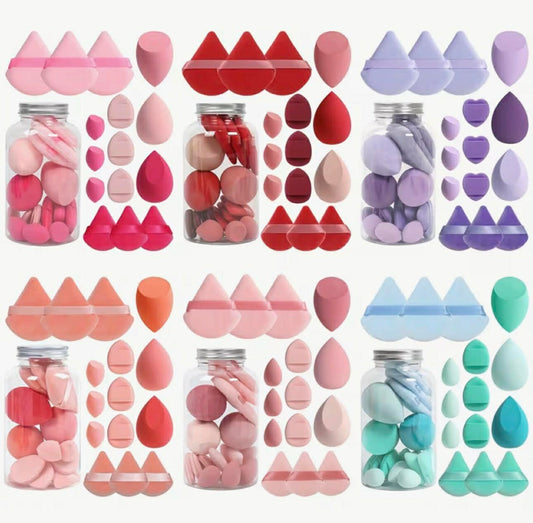 Make Up Sponges Jar