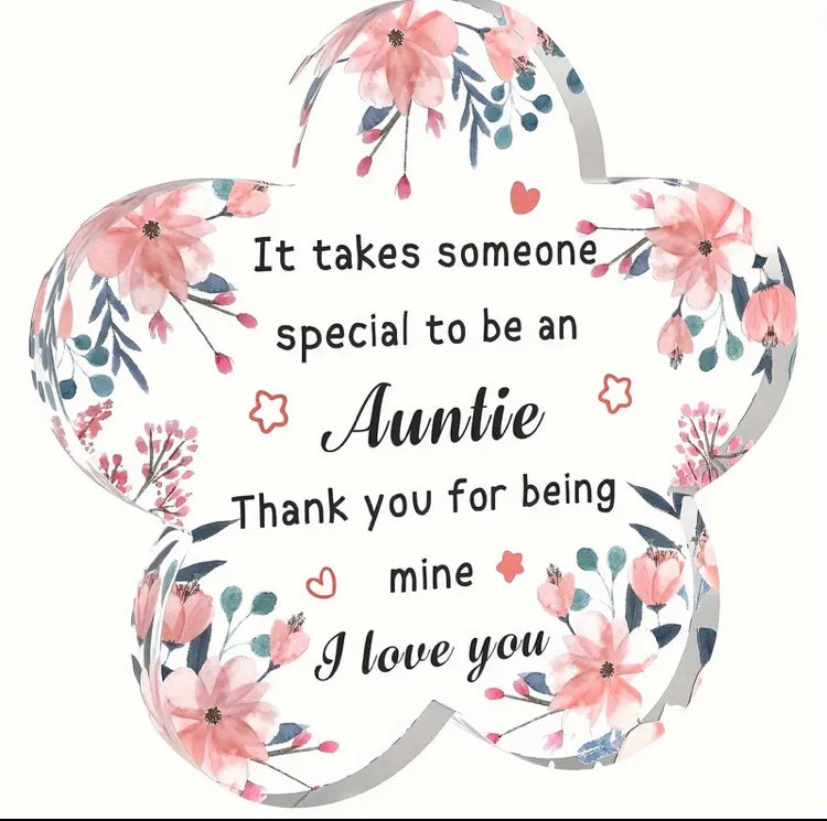Auntie plaque