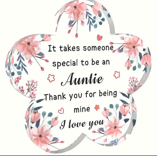 Auntie plaque