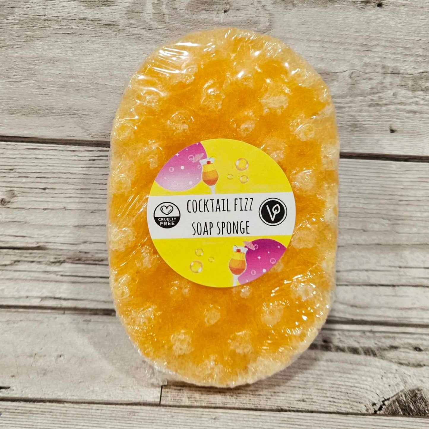 Cocktail Fizz Exfoliating Soap Sponge