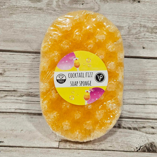 Cocktail Fizz Exfoliating Soap Sponge