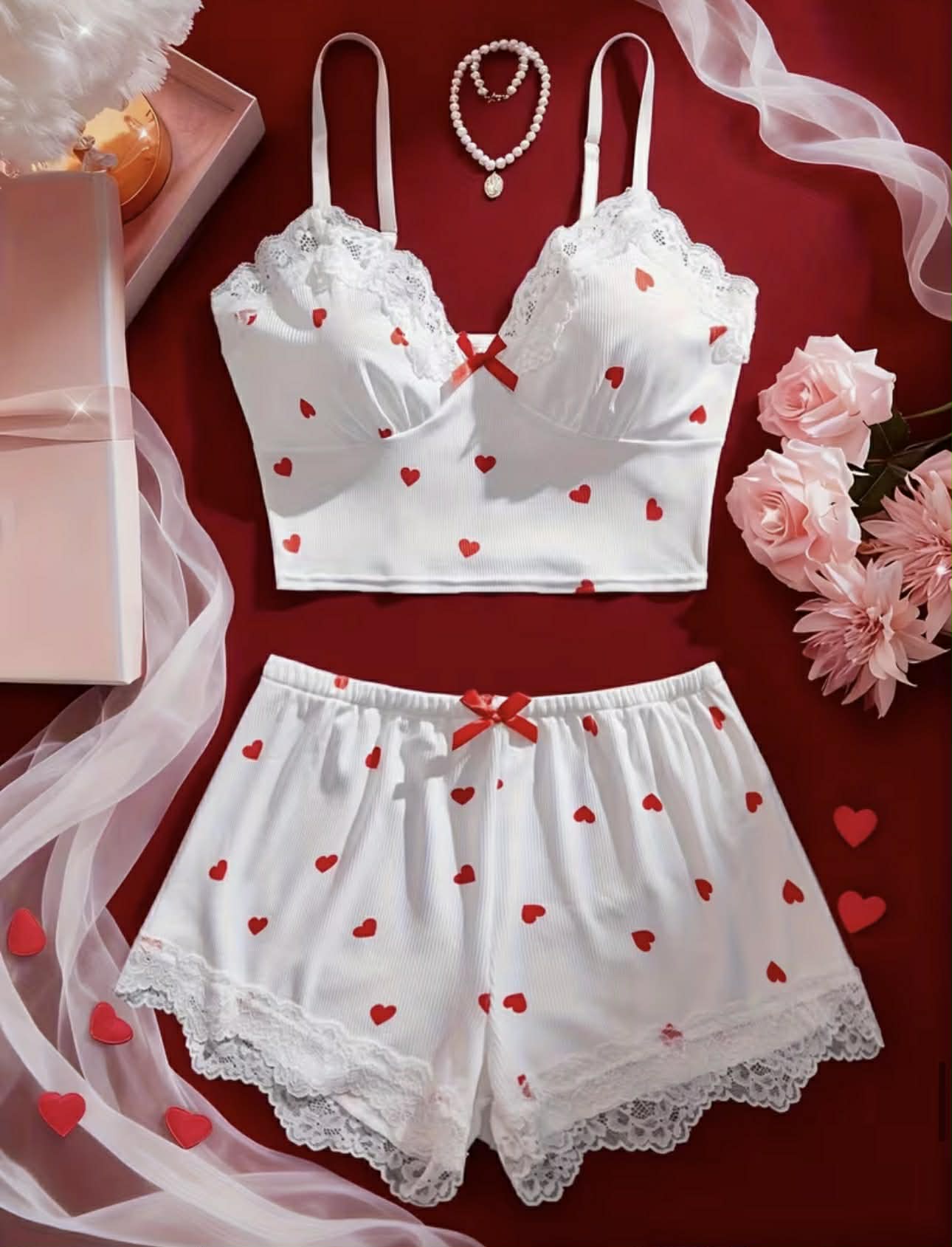 Ladies Pyjamas Short Set