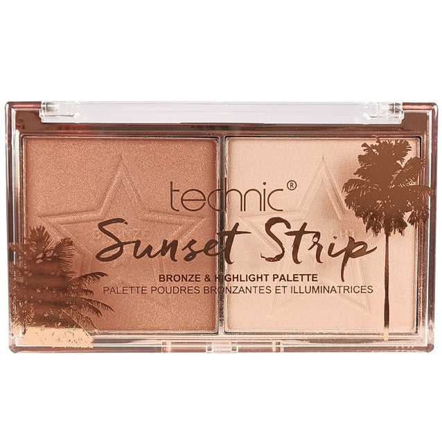 Technic Sunset Strip Bronze & Highlighter Duo Palette