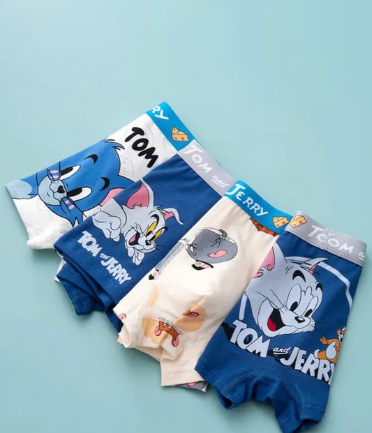 Tom n Jerry pack of 4 boxers