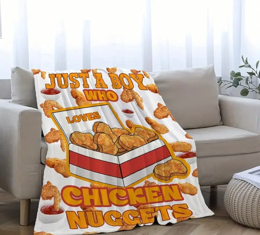 Just a boy who loves chicken nuggets