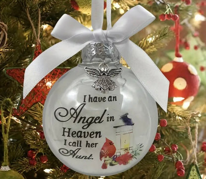 An angel in heaven bauble