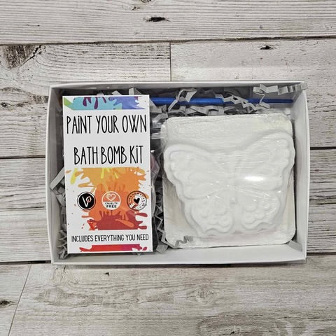 Butterfly Dreams Paint your own Bath Bomb Kit