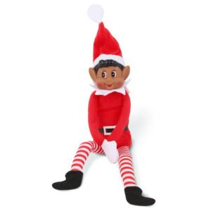 Elves Behavin’ Badly 12 Inch Elfie Boy Christmas Shelf Elf – Medium Skin Tone