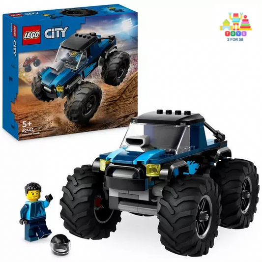 LEGO City Blue Monster Truck Toy Vehicle Playset