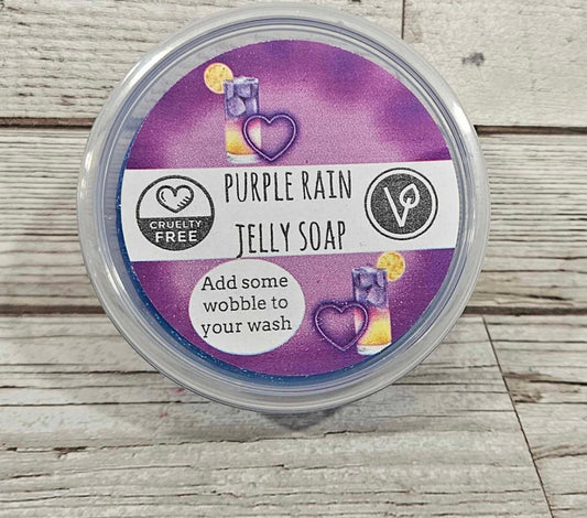 Purple Rain Jelly Soap-100g Pot
