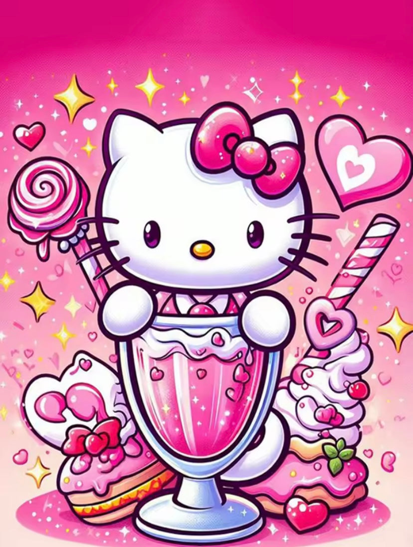 Hello kitty Dimond art