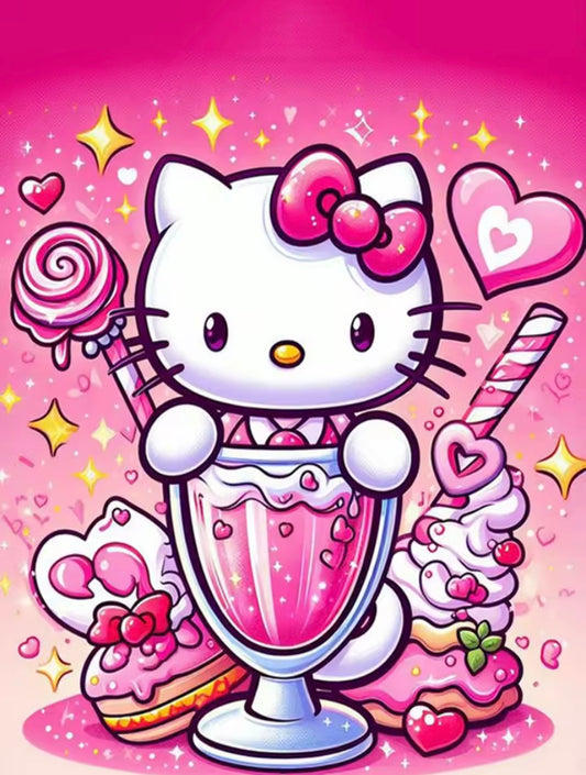 Hello kitty Dimond art