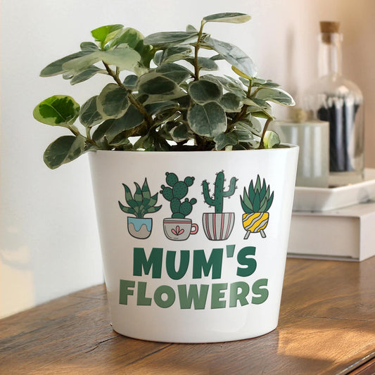 Personalised Big Text Large Plant Pot