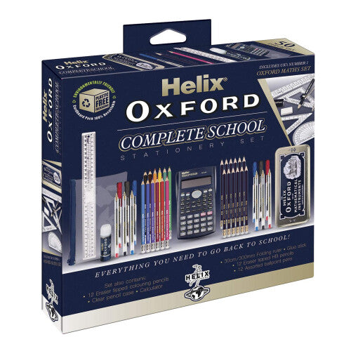 Helix Oxford Complete Back to School Stationery Set