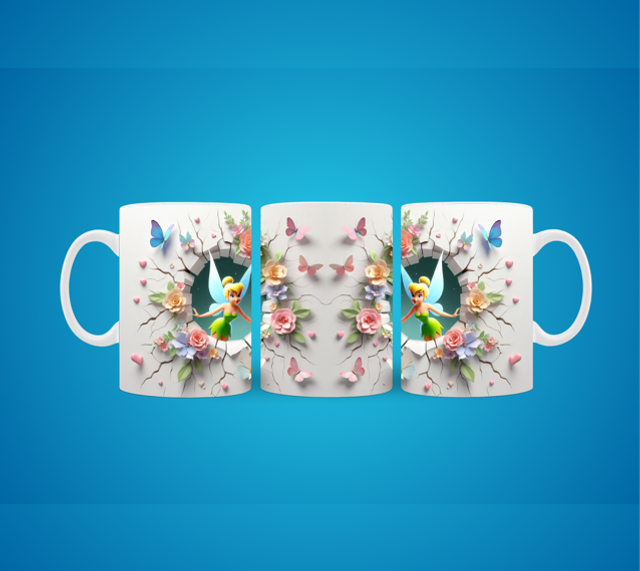 Tinkabell 3d mug