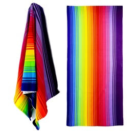 Rainbow Design Large Towel