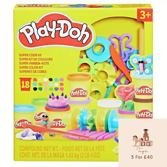 Play-Doh Super Colour Kit with 18 Tubs & 15 Accessories