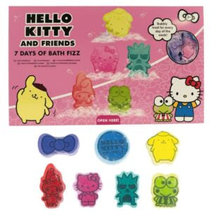Hello Kitty and Friends 7 Days of Bath Fizzers