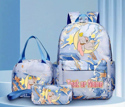 3pc dumbo backpack set