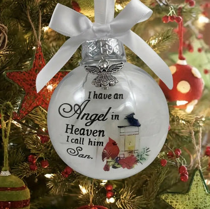 An angel in heaven bauble