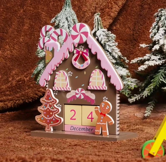 A Cute Macaron Wooden Christmas Calendar