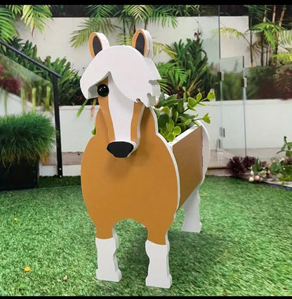 Adorable Desktop Pets Shelving - Multi-Functional Planter for Dogs, Flowers, and Herbs