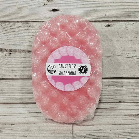 Candy Floss Exfoliating Soap Sponge