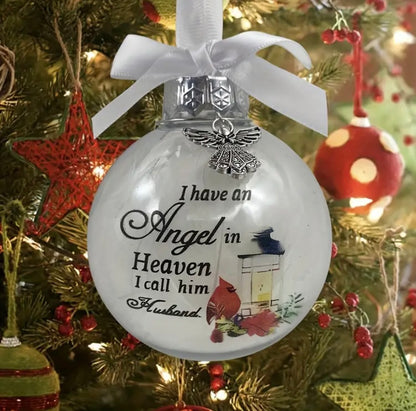 An angel in heaven bauble