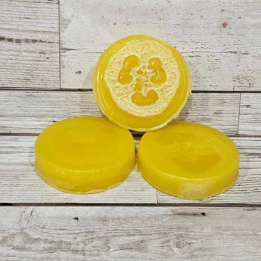 Fizzy Star Loofah Soap Bar