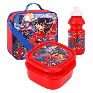 Marvel Spider-Man Ghost Insulated 3 Piece Lunch Bag Set Boys