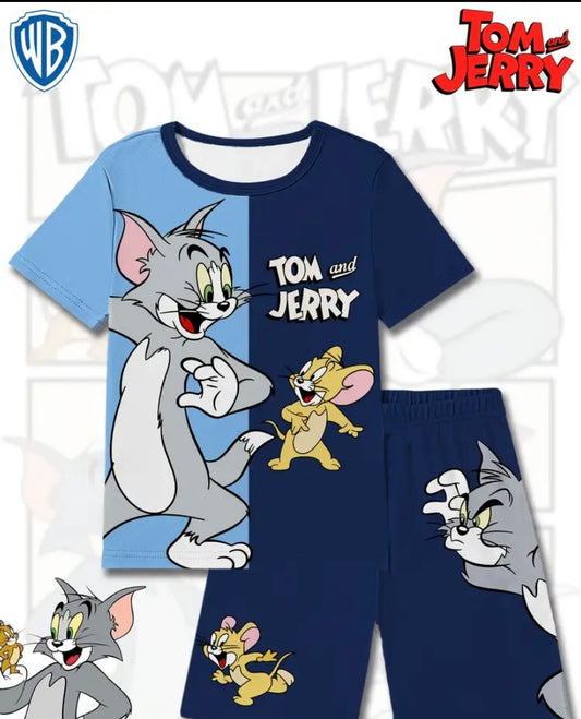 Tom and Jerry shorts and top