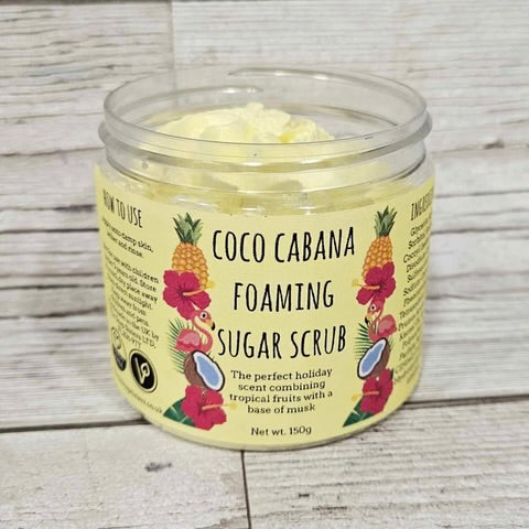 Coco Cabana Foaming Body Sugar Scrub-150g