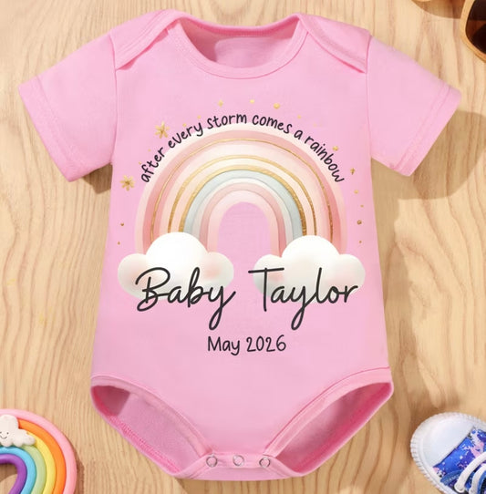 Rainbow Baby Vest