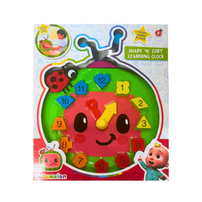 Cocomelon Shape & Sort Learning Clock