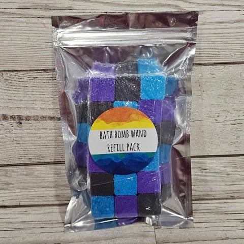 Galaxy Bath Bomb Wand Refill Pack