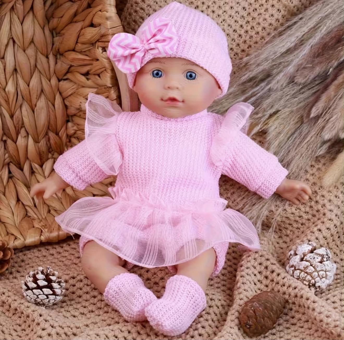 Reborn Baby Doll Lifelike 13-Inch