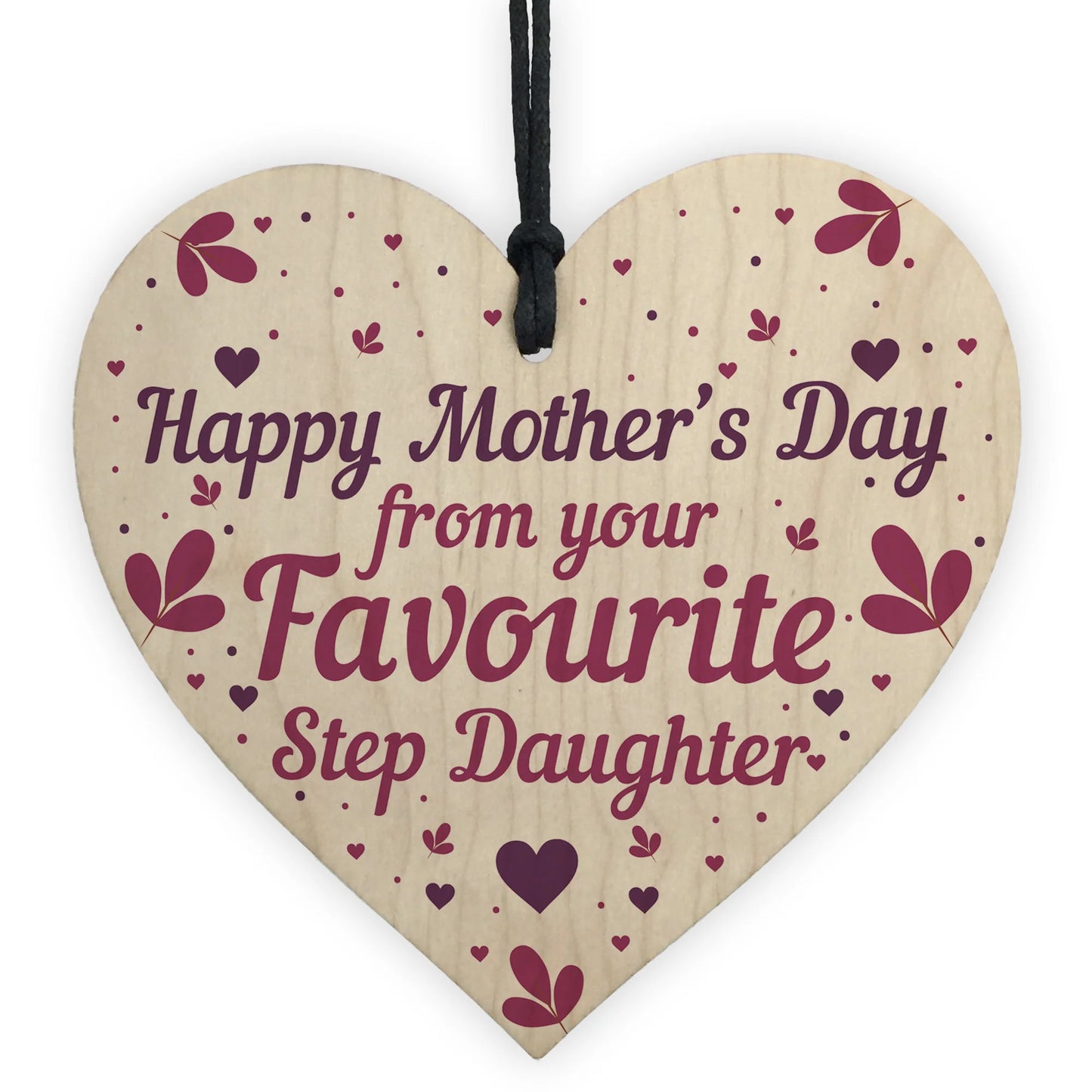 Step daughter gift for mum plaque