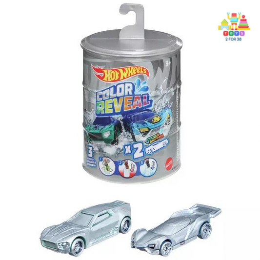 Hot Wheels Colour Reveal Toy Cars Assortment - Pack of 2