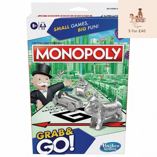 Hasbro Monopoly Grab and Go Mixed Game from Hasbro Gaming