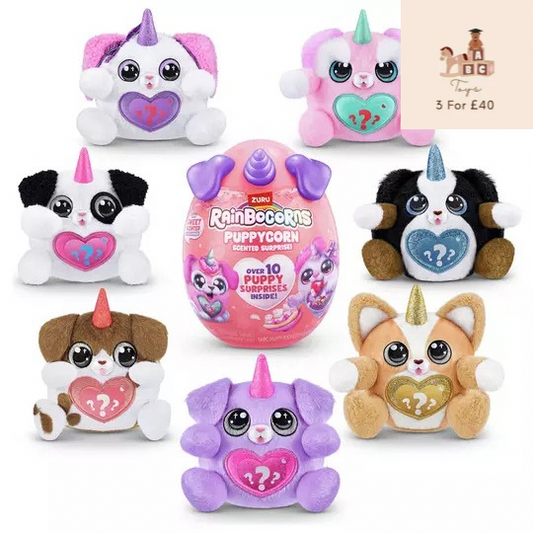 ZURU Rainbocorns Sparkle Heart Surprise Series 3 Puppycorns
